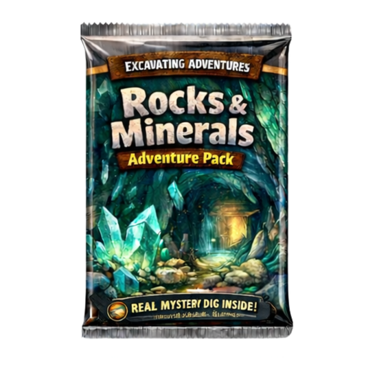 Rocks and Minerals Adventure Pack - Crystal Cavern Quest