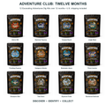 Adventure Club: Twelve Months - 12 Excavating Adventures Dig Kits - current Dig Kit pouch collection
