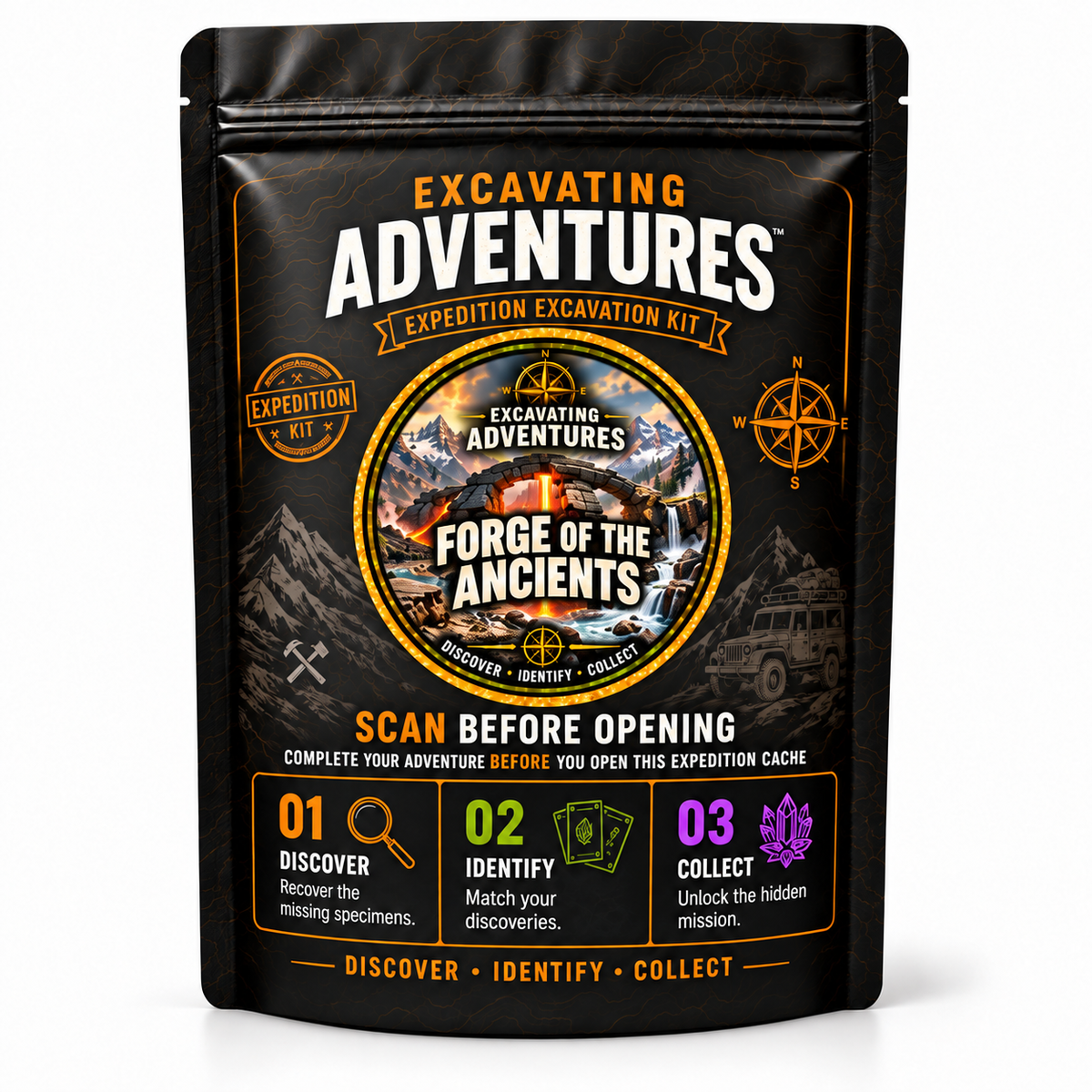 Forge of the Ancients Adventure Kit packaging mockup