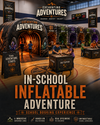Excavating Adventures in-school inflatable geology experience with adventure tunnel and hands-on dig stations