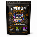 Prism Caverns - Excavating Adventures Dig Kit in its black-and-gold expedition pouch
