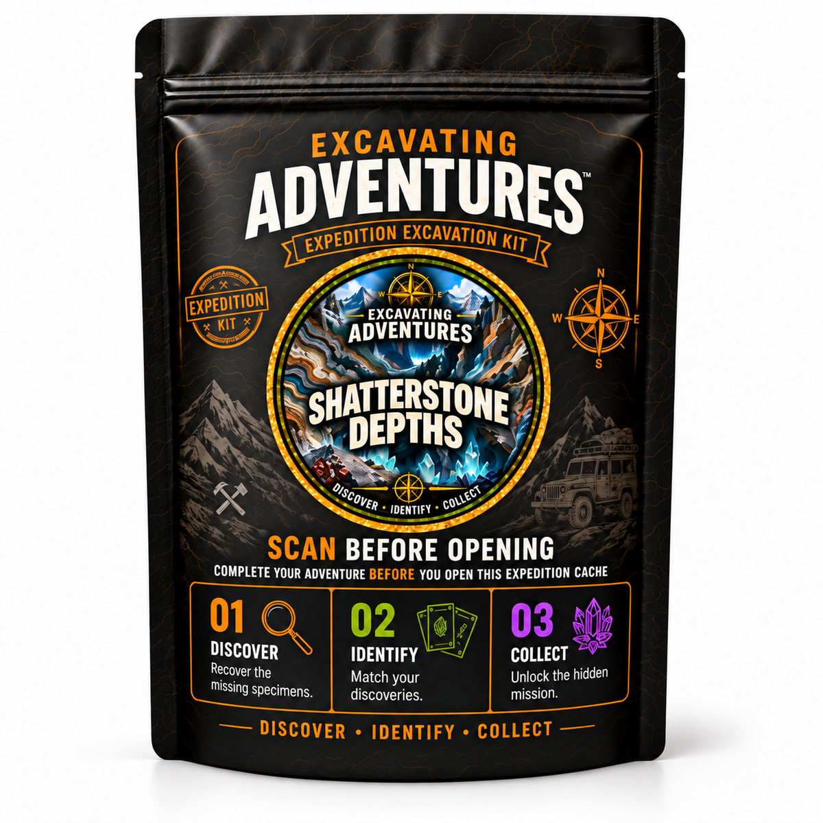Shatterstone Depths Adventure Kit packaging mockup