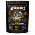 Titan Ruins - Excavating Adventures Dig Kit in its black-and-gold expedition pouch